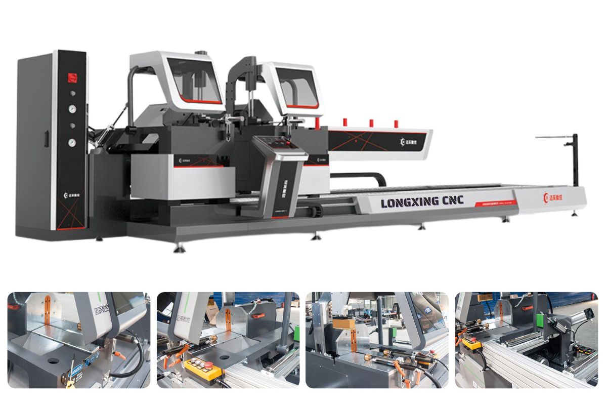 Máy cắt nhôm 2 đầu lưỡi 600 (CNC – Tự Động Hoàn Toàn)