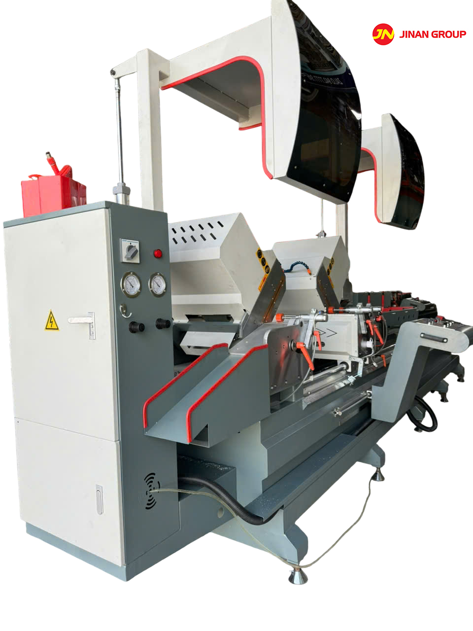 Máy cắt nhôm 2 đầu 08 động cơ vuông 3kw