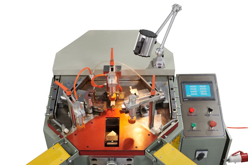 Máy ép góc cửa nhôm CNC