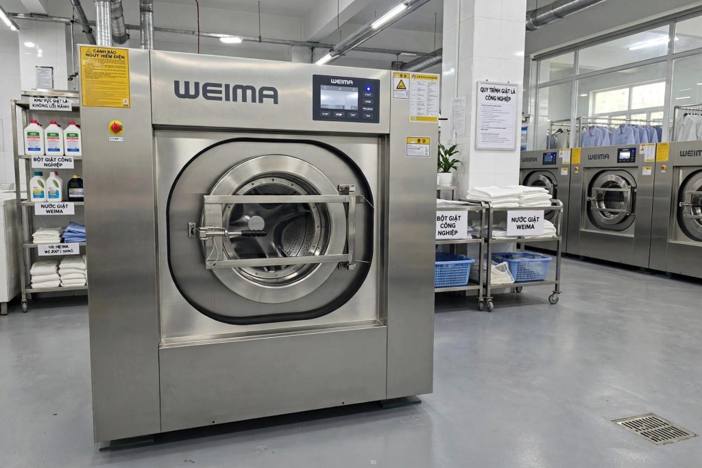 Máy giặt công nghiệp weima là gì