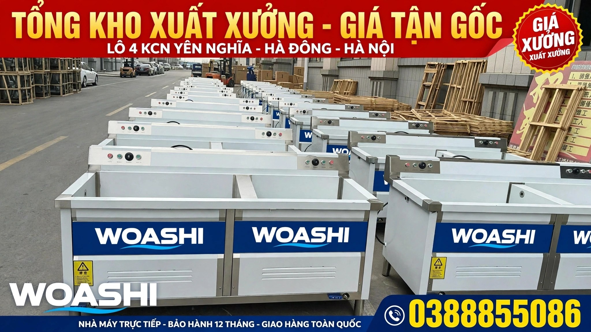 Máy rửa bát Washi